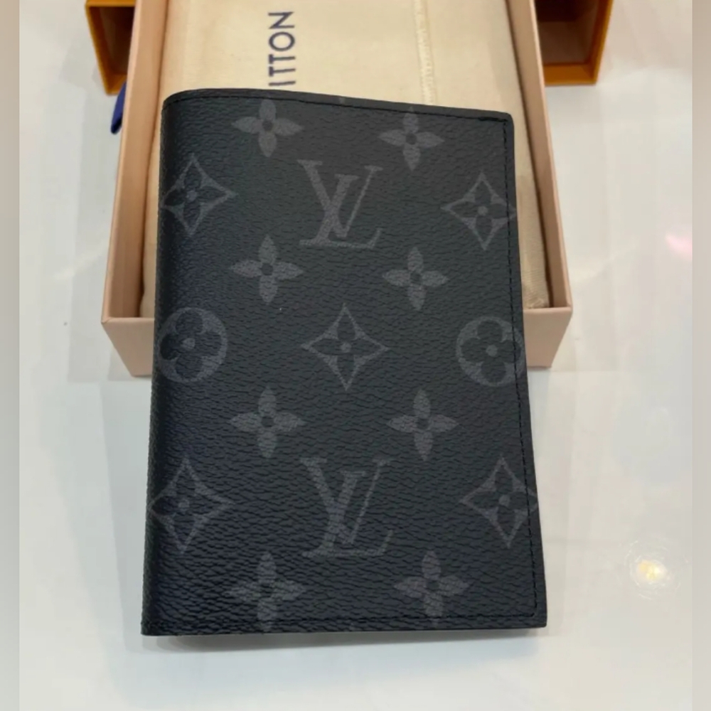 Louis Vuitton Monogram Eclipse Passport Holder